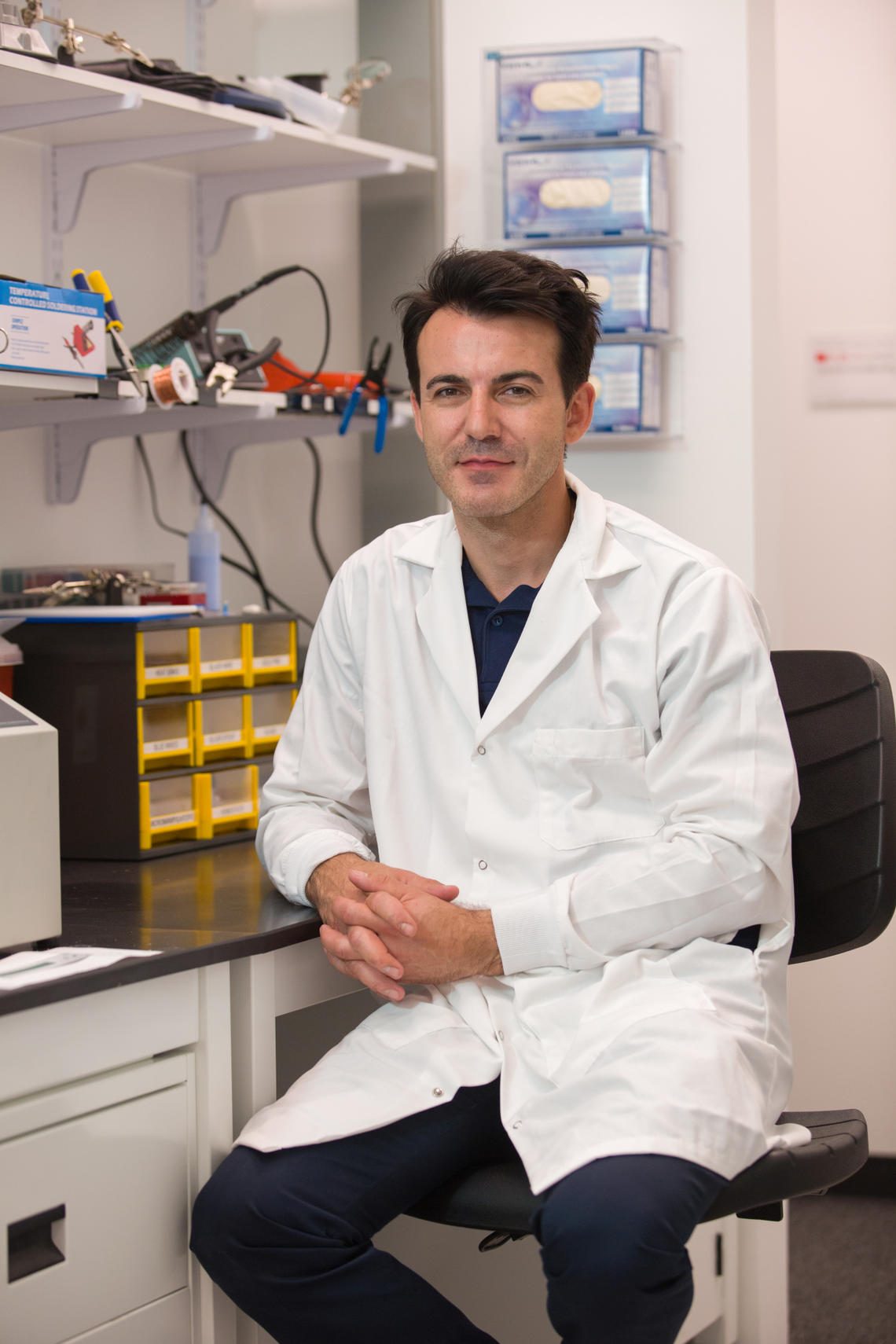Vedran Lovic studies the  the psychology and neurobiology of addiction.
