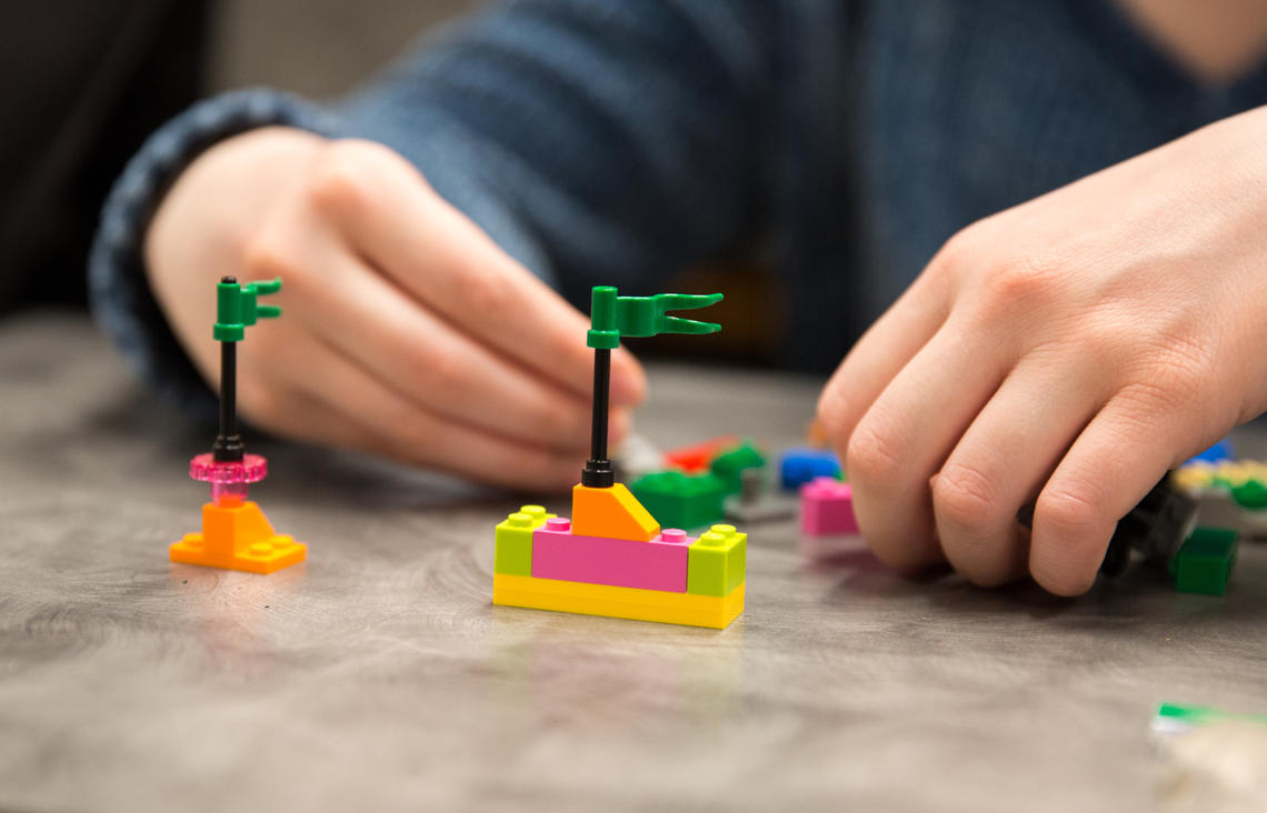 Heyne says Lego can help you conceptualize or model abstract concepts, but another thing is that you might model it completely differently than someone else and that might help you get a better understanding.