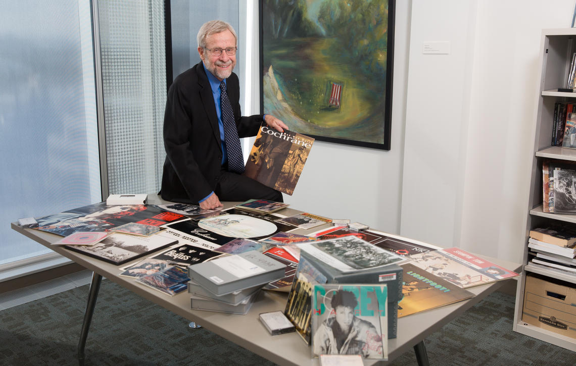 Tom Hickerson, principal investigator of the EMI Music Canada Archive project funded by The Andrew W. Mellon Foundation. 