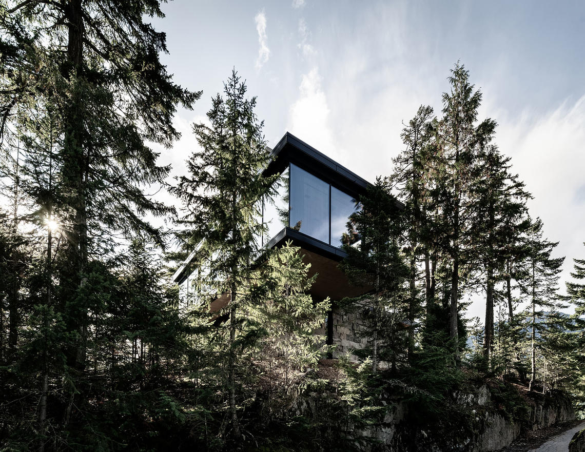 completed private residence in Whistler