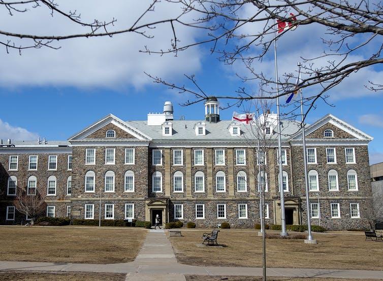 A quiet Dalhousie University campus in Halifax is shown March 16, 2020