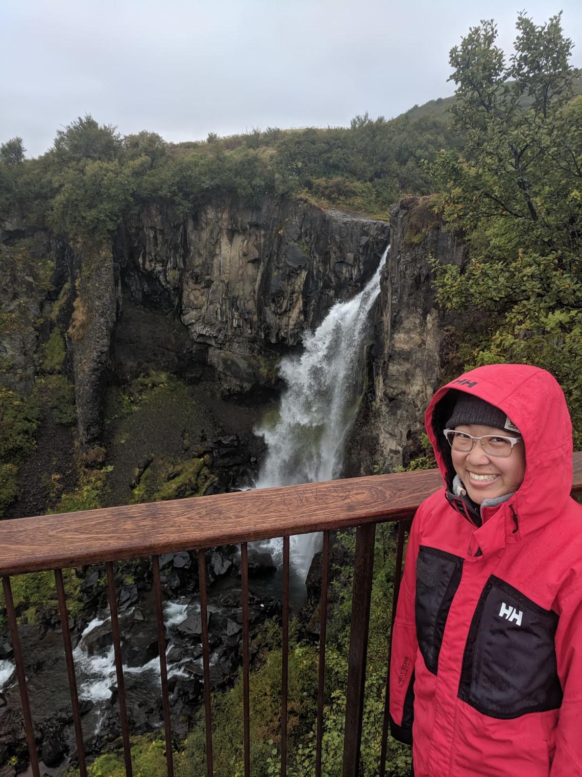 Bernice Cheung at Fjaðrárgljúfur in August 2019