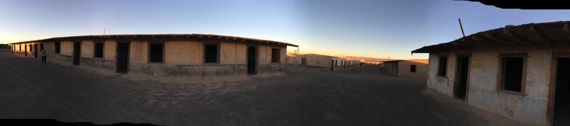 Abandoned mining camp photo