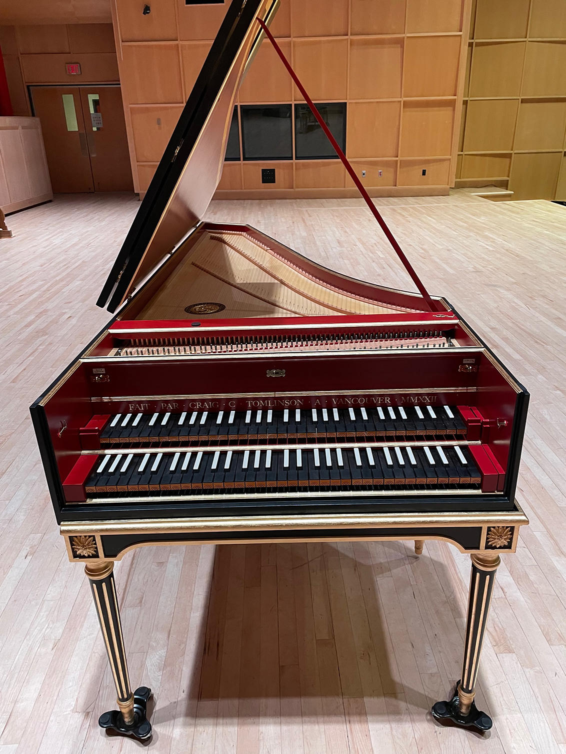The Rozsa Centre houses a new harpsichord built by Vancouverite Craig Tomlinson