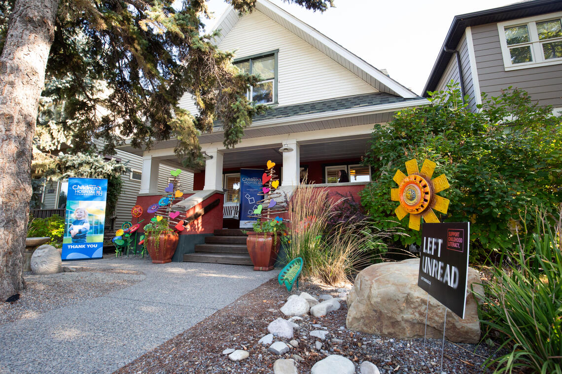 The Little Red Reading House, which has been welcoming visitors since 2017, is now a part of the Owerko Centre at UCalgary.