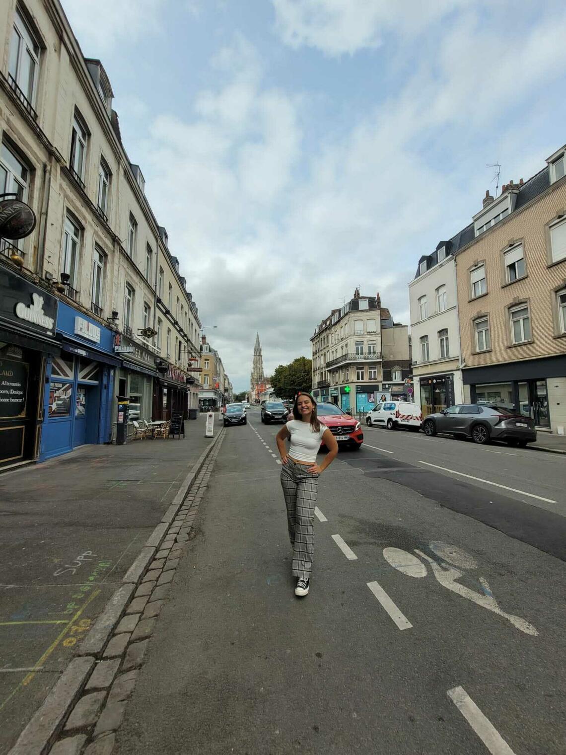 Me on Rue de Solférino (where I lived this past semester)