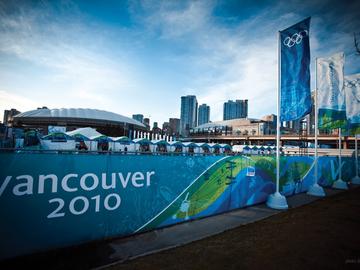 The Vancouver 2010 Olympic Games Look, installed at BC Place and Canada Hockey Place