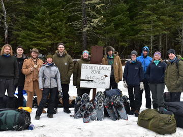 Werklund School of Education graduate student Nicholas Butt was part of a cohort that engaged in a 10-day snowshoe and dogsled expedition across Ontario’s Algonquin Provincial Park