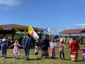 Flat Bay, NL Pow Wow Arbour