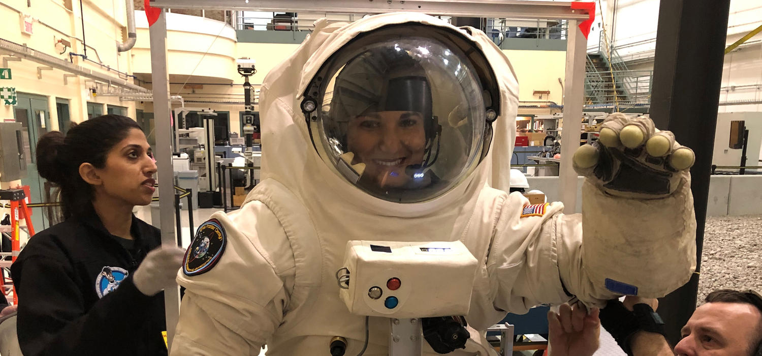 Dr. Nadia Maarouf, PhD’19, is currently a clinical research associate in the Cumming School of Medicine’s Department of Clinical Neuroscience and an astronaut/scientist candidate 