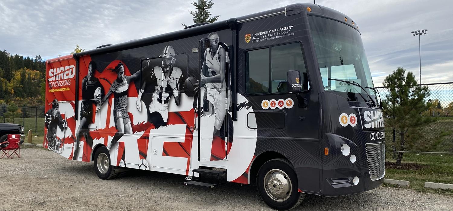 SHRed mobile is a self-contained RV for concussion education and testing