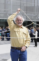 Check out Donald Ray, professor emeritus in political science, spinning rope at the President's Stampede Barbecue this Thursday, July 5 in the TFDL Quadrangle from 11:45 a.m. to 1:30 p.m.