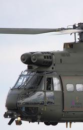 A Royal Airforce helicopter: SA 300 Puma 