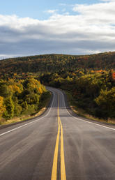 Image of road in Newfoundland, Canada
