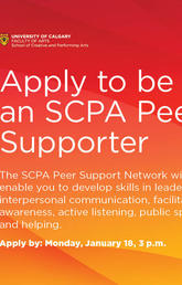 The University of Calgary SCPA Peer Support Network