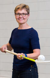  Kati Pasanen has been studying injury interventions for high school basketball players.