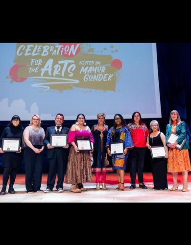 The eight recipients of the Cultural Leaders Legacy Arts Awards 
