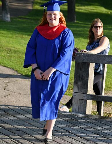Julia Genaille was diagnosed with hypertrophic cardiomyopathy as a young teen and has received care at Calgary's clinic. She was thrilled to graduate from high school. 