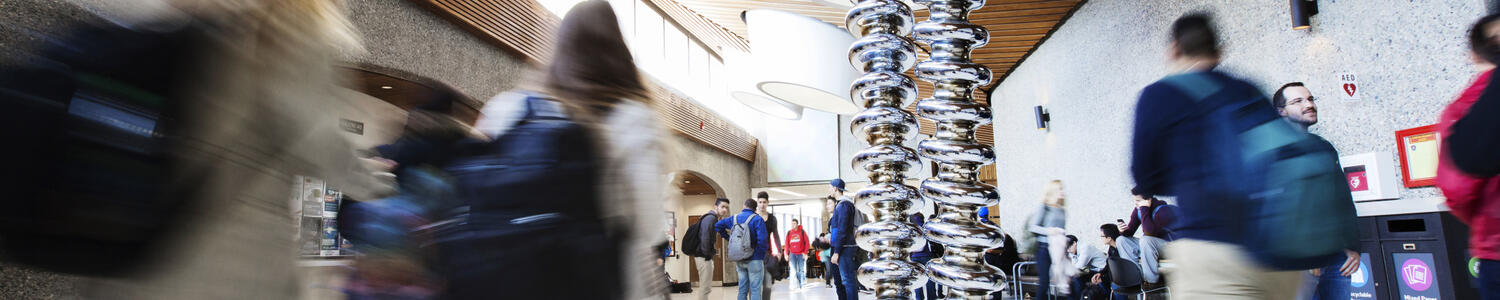 science building statue