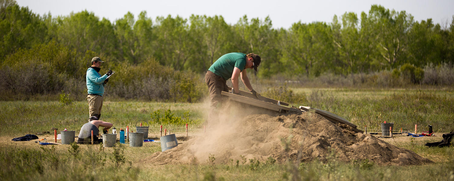 Blackfoot excavation Cluny site