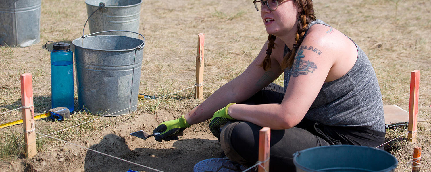 Blackfoot public archaeology program site