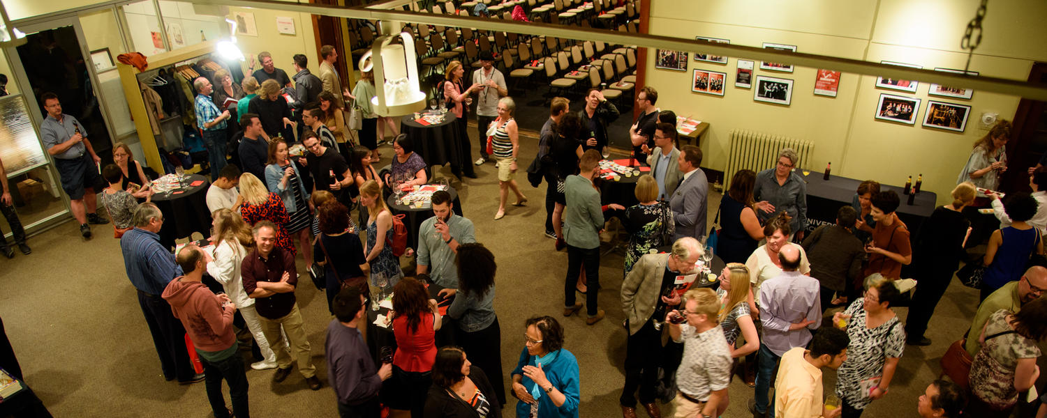Crowd at 2016 Hello/Goodbye reading.