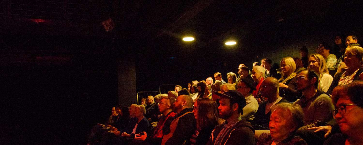 Crowd at 2018 Hello/Goodbye reading. Photo by Monique de St. Croix.