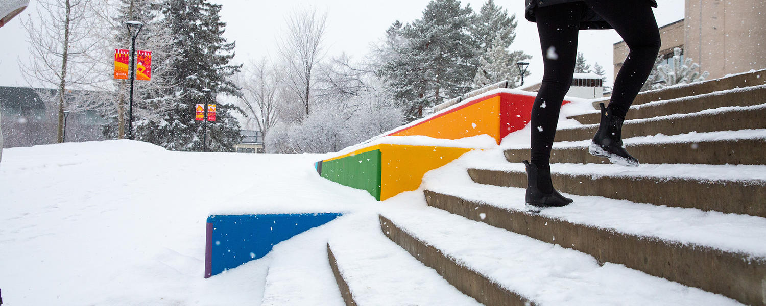 UCalgary rainbow steps