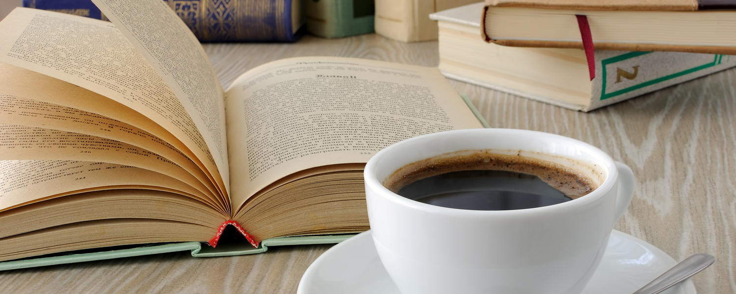 Books and coffee