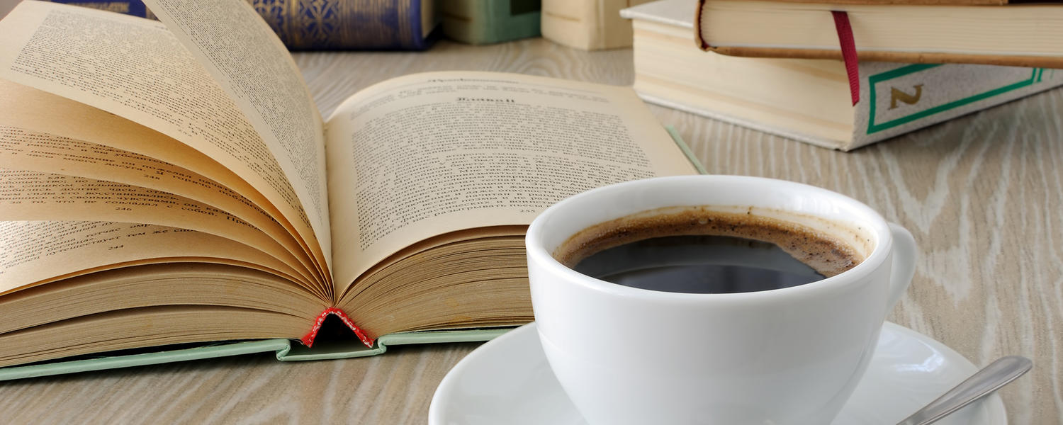 Books and coffee