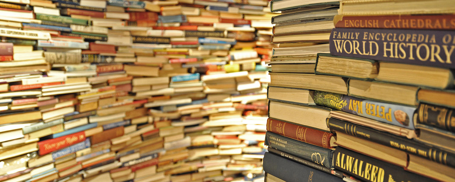 Stock photo: maze of books