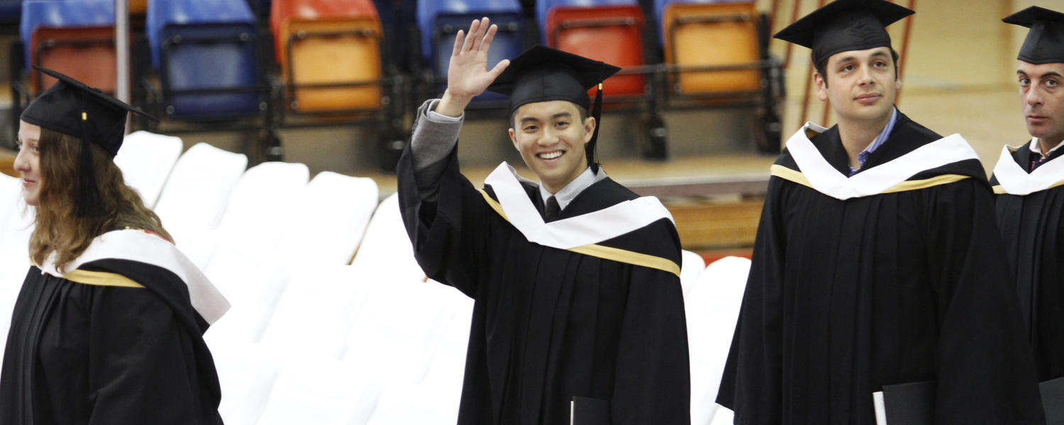 walking out of convocation