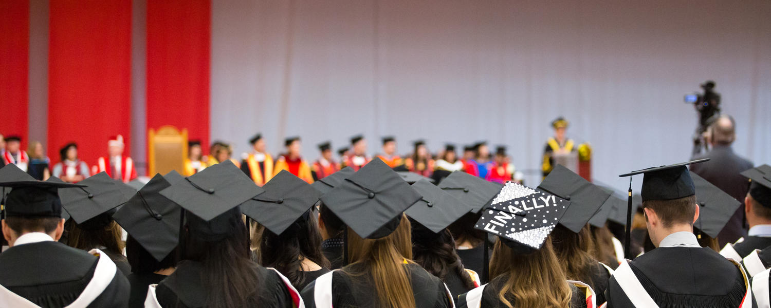Arts convocation ceremony