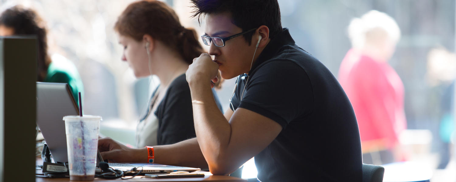 UCalgary Student studying 