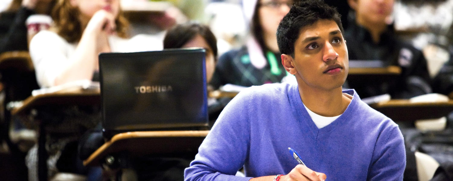 Students in a classroom