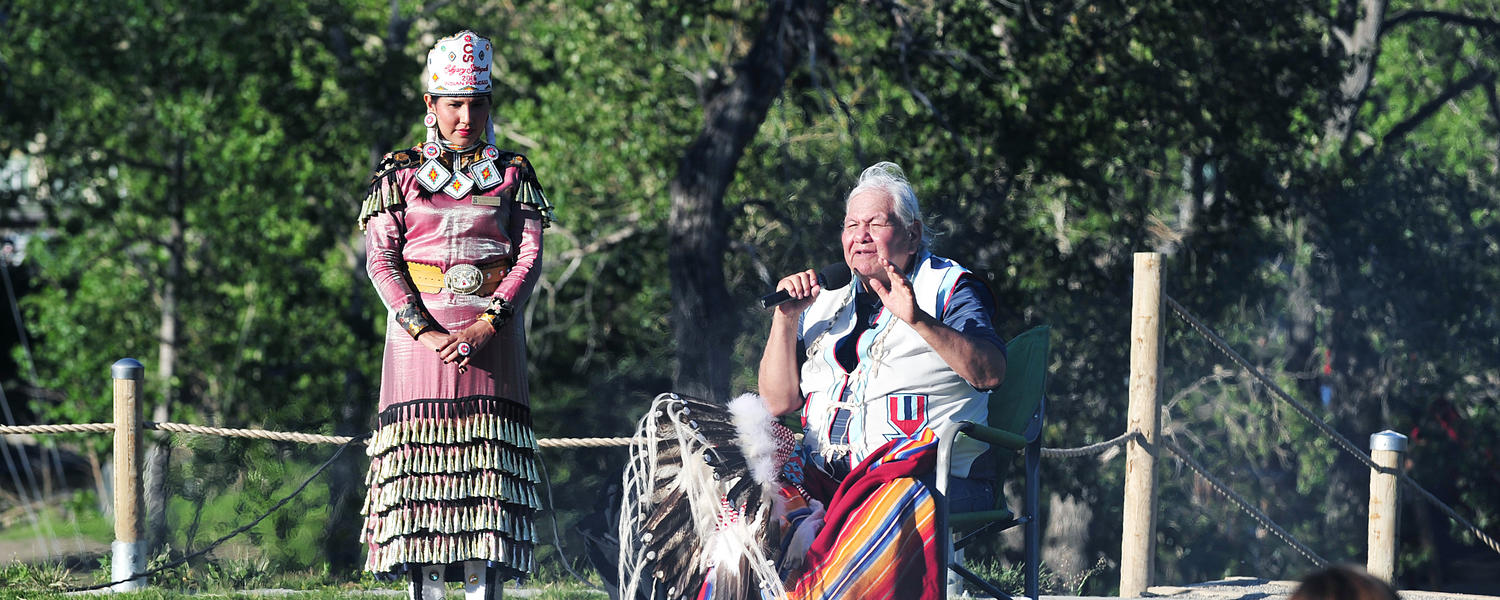 Indigenous campfire chat
