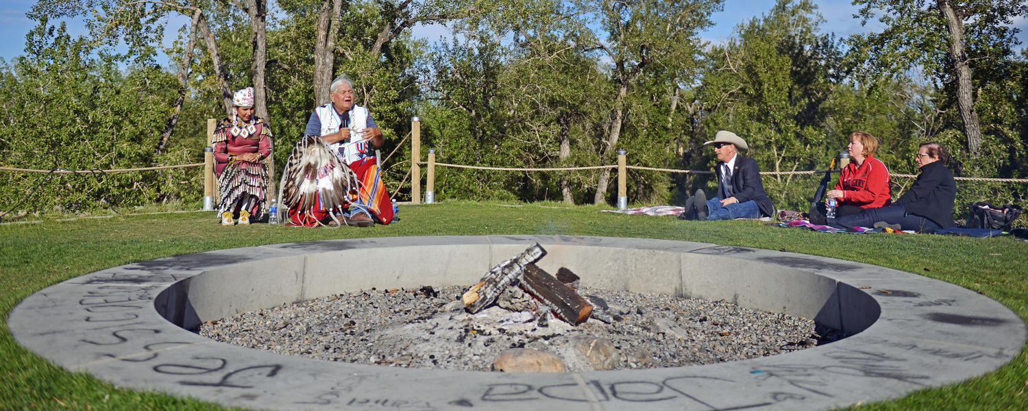 Indigenous campfire chat