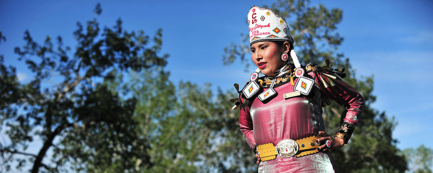 Indigenous dancer