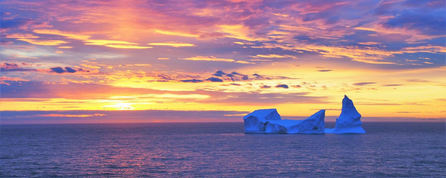 Ice berg in the water