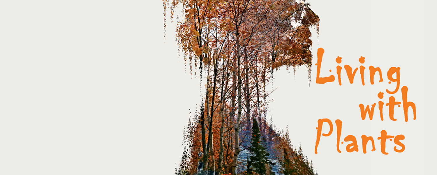 Living with Plants poster