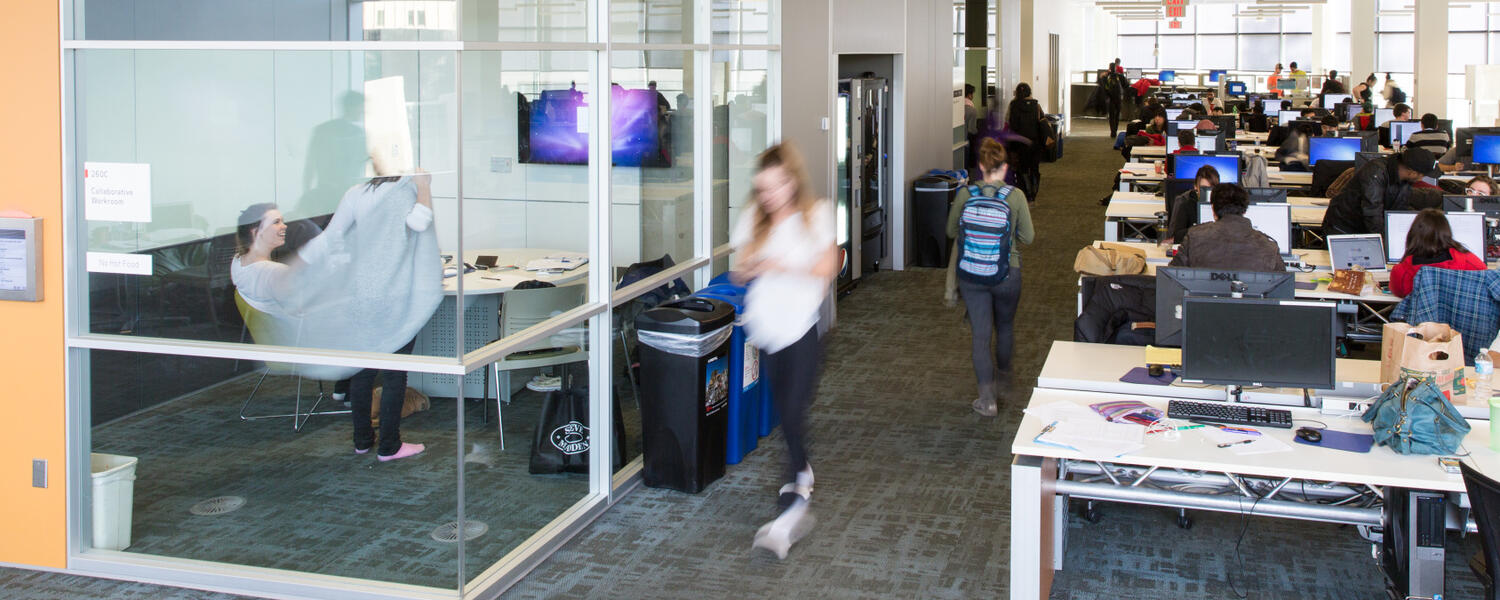 taylor family digital library students studying