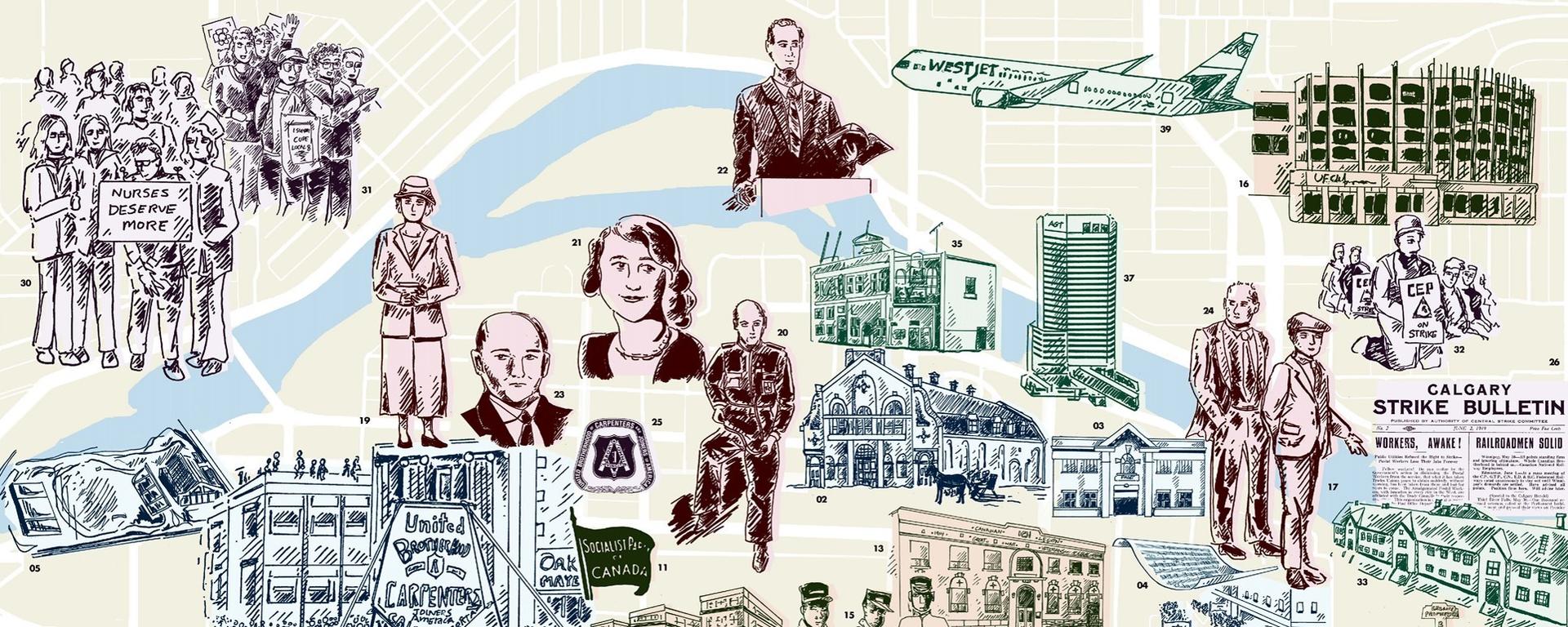 Workers Stand Up: A Calgary Labour History Map