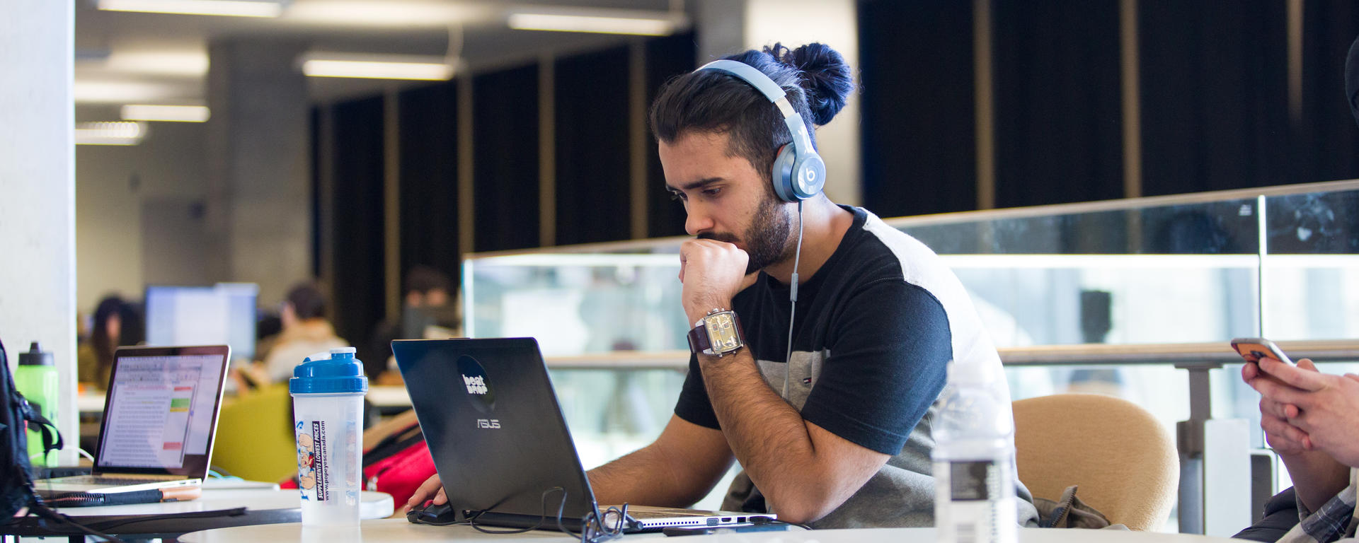 UCalgary student in TFDL