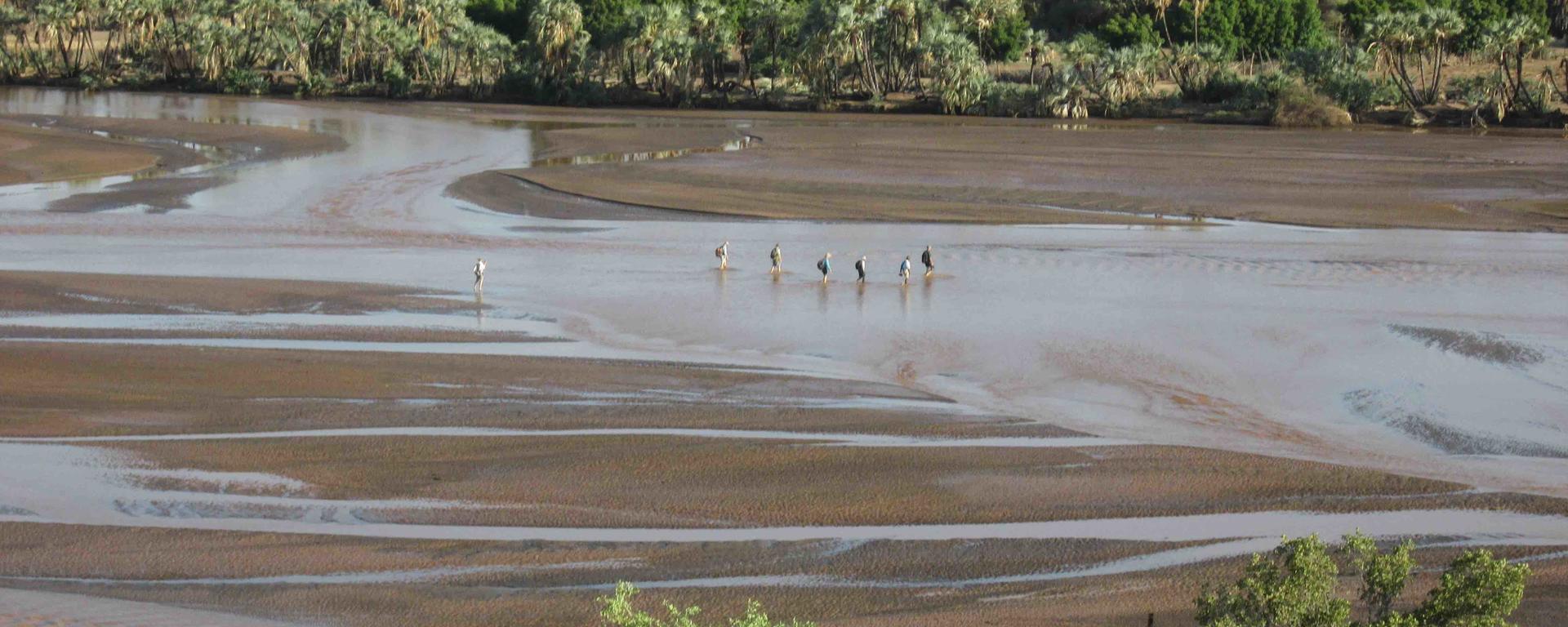 Crossing a river