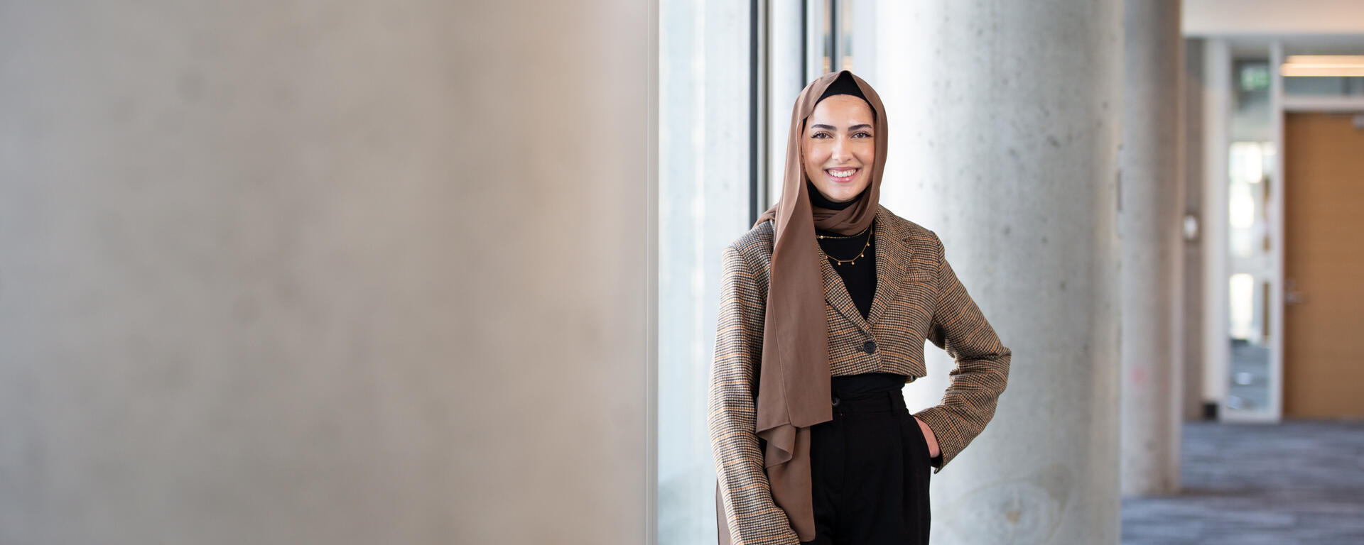 Communications and Media student in the Faculty of Arts, Asma Bernier,  wrote her honours thesis about hijabi fashion influencers and how these women defined "modesty" via their online platforms
