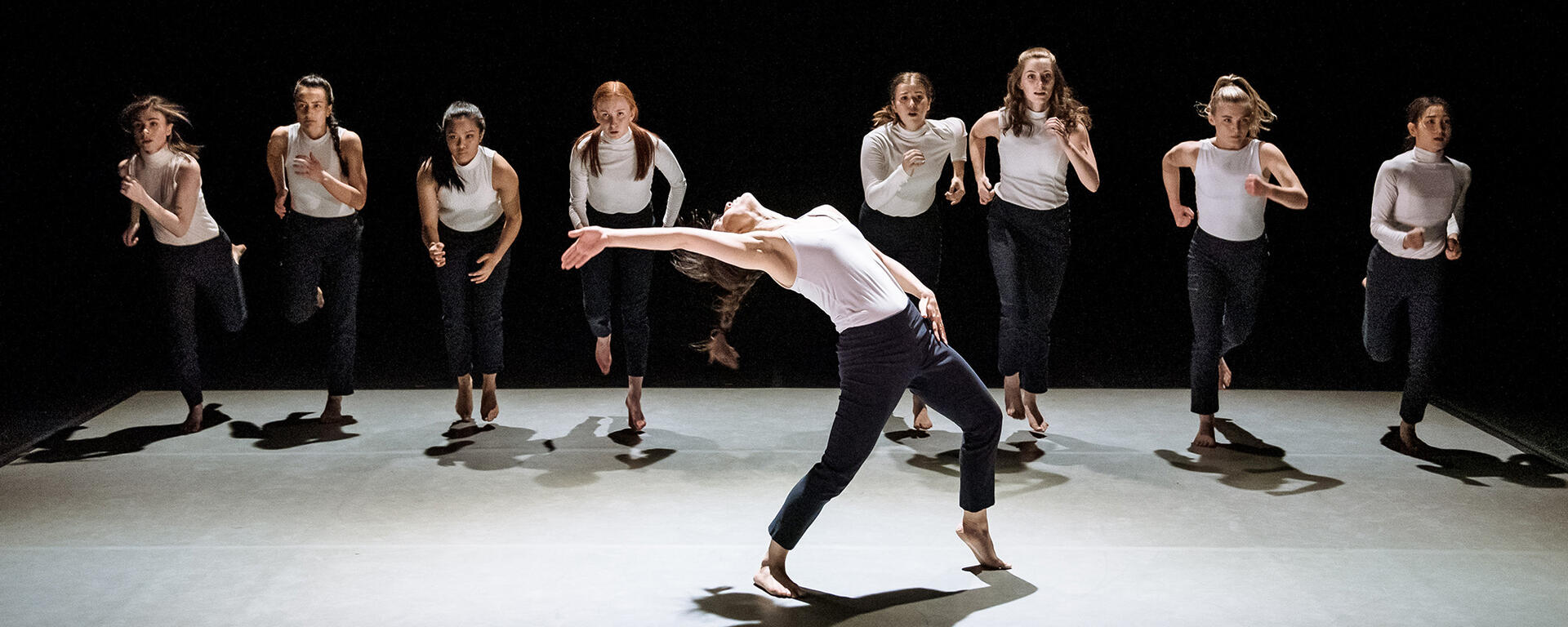 Dancers onstage at Mainstage Dance