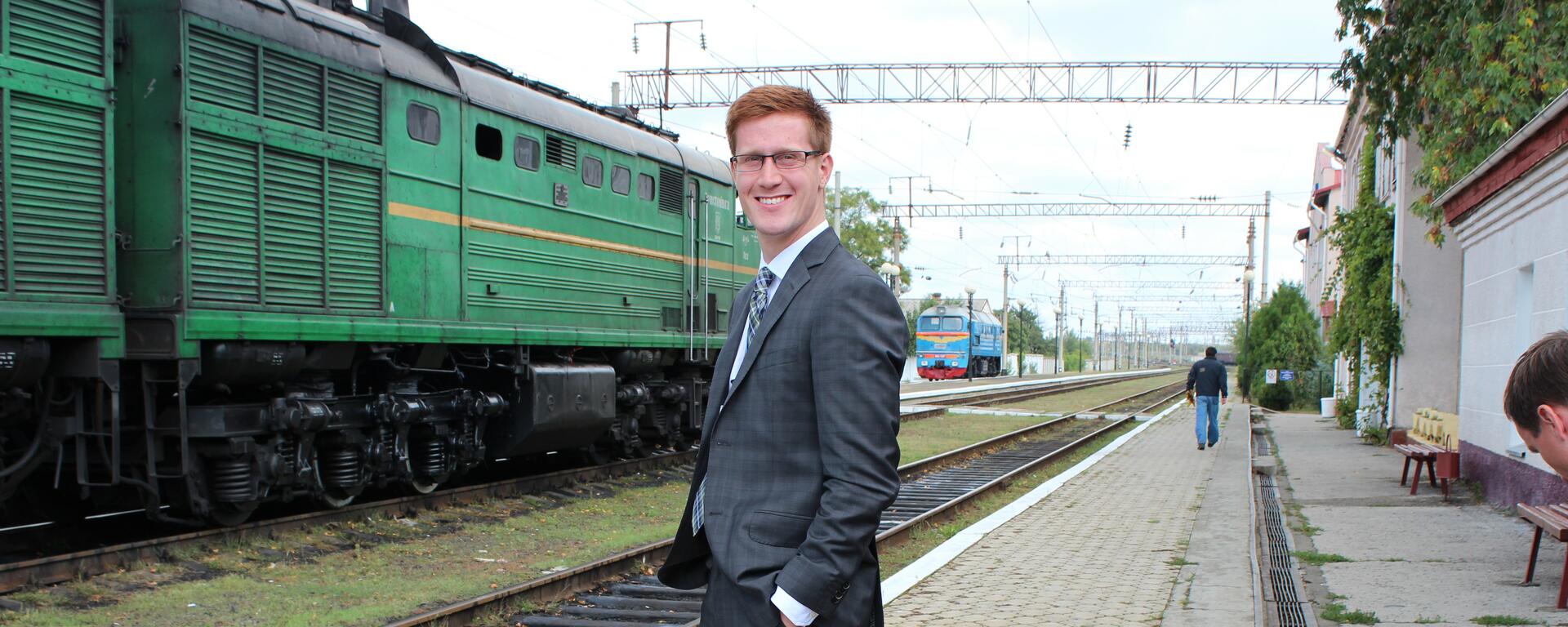 Russian student Luc Bibeau