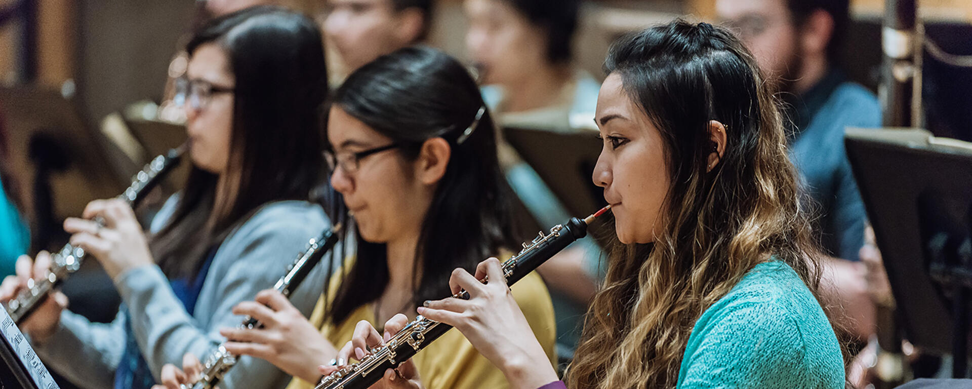 Orchestra rehearsal
