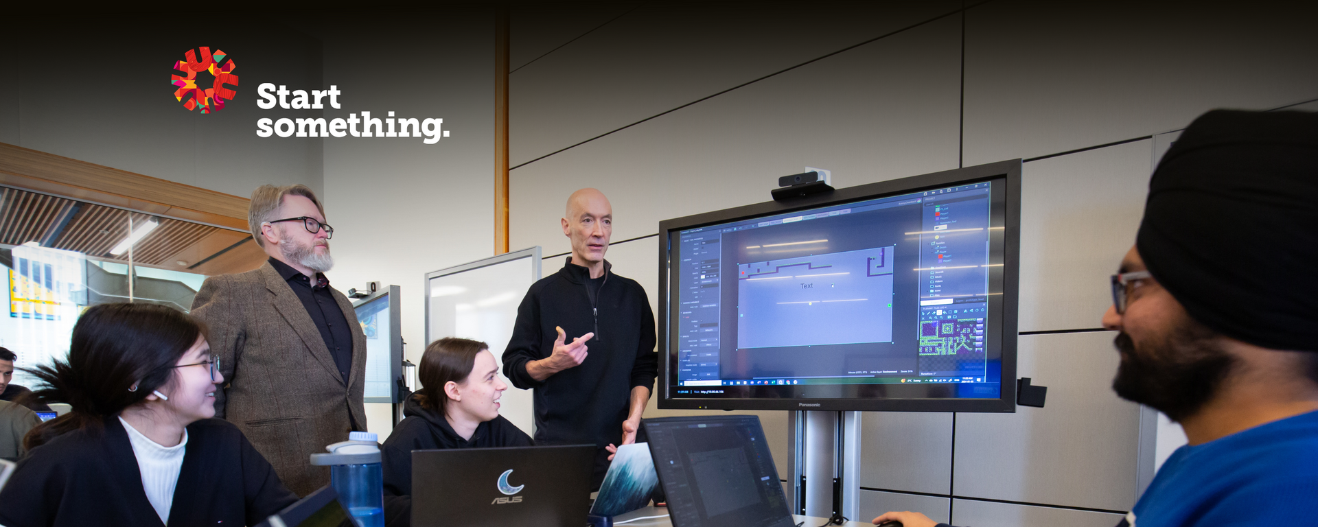 Patrick Finn, Associate Professor, School of Creative and Performing Arts, and Owen Brierly, Visiting Professor, teach a creativity and artificial intelligence (AI) block week course where student design a video game.