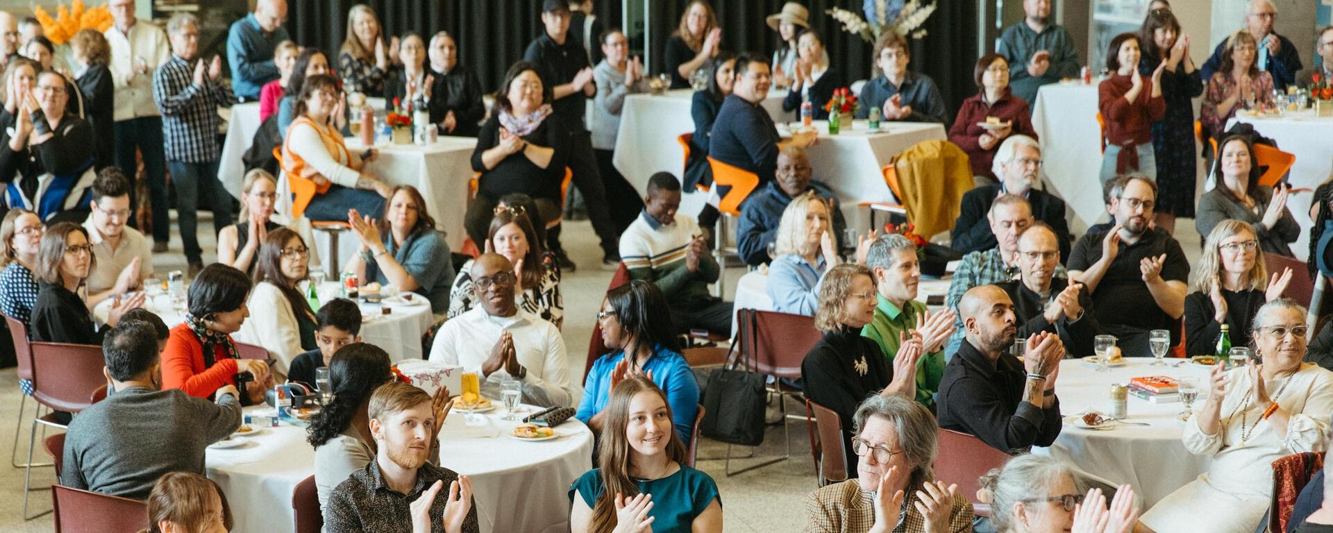 Photo of crowds at the 2025 award celebration